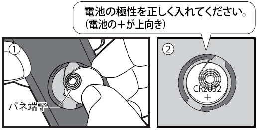 FA3024 電動ラクこぎサイクル】リモコンの電池の入れ方がわからない