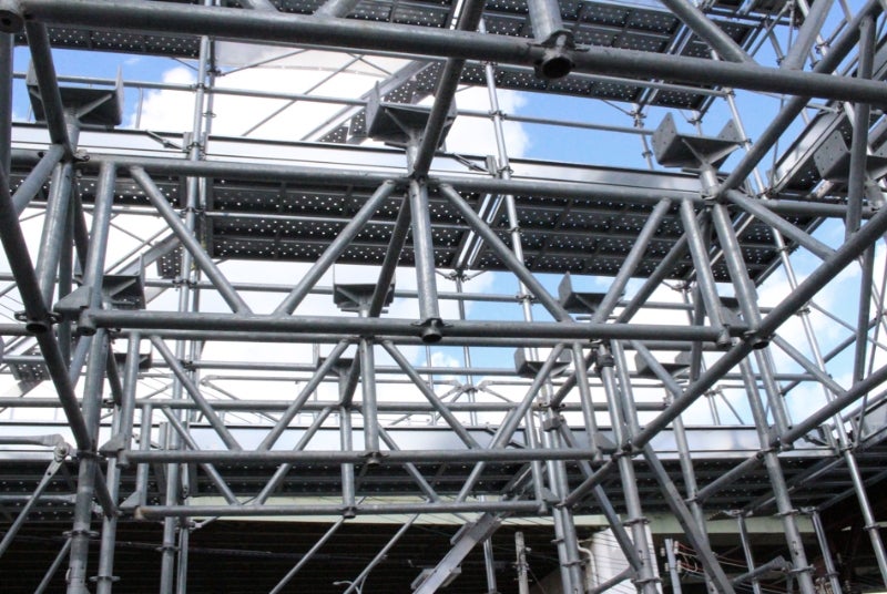 枠組足場5スパン☆97182幅1800×5連 梁枠 | アルバトロス (新型